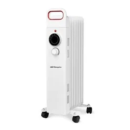 Orbegozo Radiador de aceite RU 1500, 3 potencias, 1500W, 7 elementos caloríficos